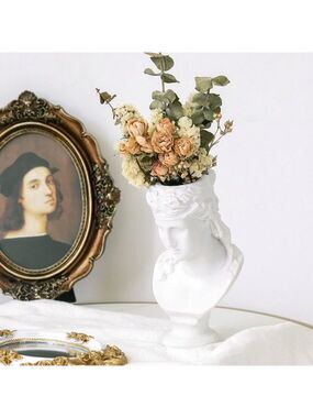 Greek Statue Planter vase Ariadne bust sculpture statue